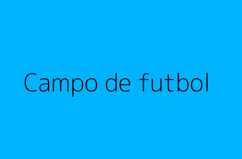 Campo de futbol